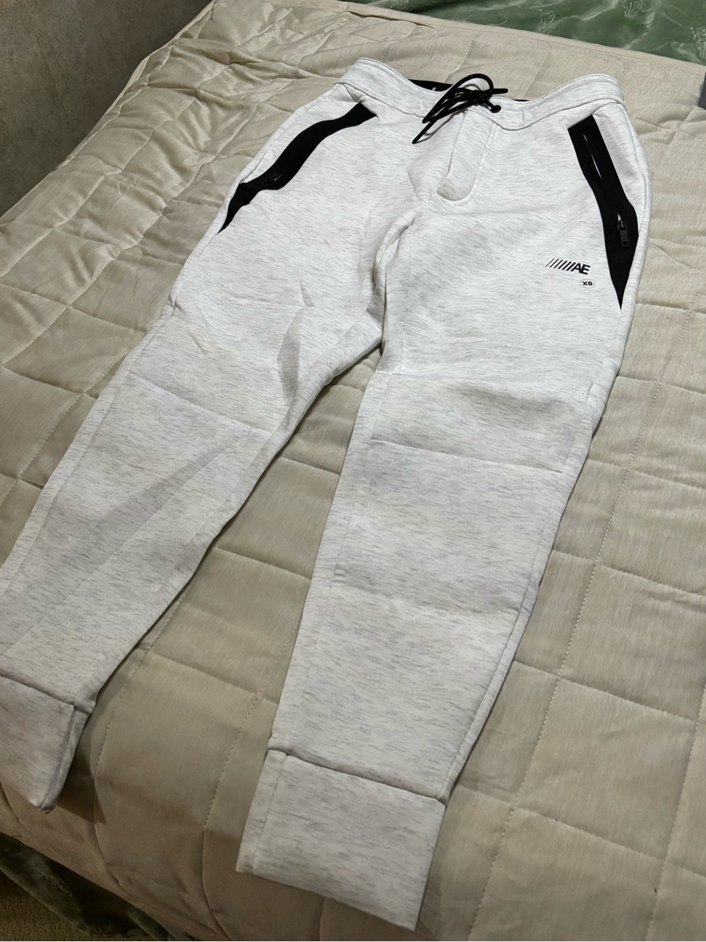 American Eagle Black and White Logo Waistband Briefs